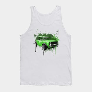 Yet Another Classic Mini Melting Green Tank Top
